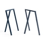 HAY - Loop Tischböcke Stand Frame, H 72 cm, deep blue (2 Stück)