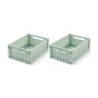 LIEWOOD - Weston Aufbewahrungsbox, 25 x 18 x 9,5 cm, light peppermint (2er-Set)