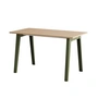 TipToe - NEW MODERN Schreibtisch, 75 x 130 cm, Birke / rosemary green