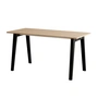 TipToe - NEW MODERN Schreibtisch, 75 x 150 cm, Birke / graphite black