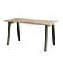 TipToe - NEW MODERN Schreibtisch, 75 x 150 cm, Birke / rosemary green