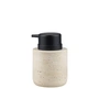 Mette Ditmer - Travertine Seifenspender, low, leinen