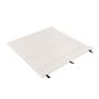 Hay - Palissade Quilted Cushion für Dining Bench, cremeweiß