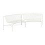 HAY - Palissade Park Dining Bench, In / In (2er-Set), cremeweiß