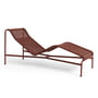 Hay - Palissade Cord Chaise Longue Liegestuhl, iron red