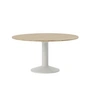 Muuto - Midst Esstisch, Ø 140 cm, Eiche geölt / grau