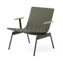 &Tradition - Ville AV45 Outdoor Lounge Chair mit Armlehnen, bronze green