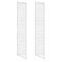 String - Bodenleiter für String Regal 200 x 30 cm (2er Set), dunkelgrau