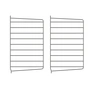 String - Wandleiter für String Regal 50 x 30 cm (2er-Set), dunkelgrau