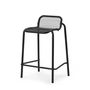Normann Copenhagen - Vig Outdoor Barstuhl, H 75 cm, schwarz