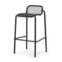 Normann Copenhagen - Vig Outdoor Barstuhl, H 75 cm, schwarz