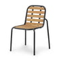Normann Copenhagen - Vig Outdoor Stuhl, Robinie natur / schwarz