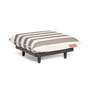 Fatboy - Paletti Outdoor-Sofa, Hocker, weiß / kakao gestreift