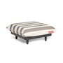 Fatboy - Paletti Outdoor-Sofa, Hocker, weiß / kakao gestreift