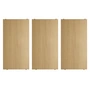 String - Regalboden 58 x 30 cm (3er-Pack), Eiche