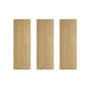 String - Regalboden 58 x 20 cm (3er-Pack), Eiche