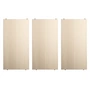 String - Regalboden 58 x 30 cm (3er-Pack), Esche