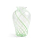 &klevering - Yogu Vase 33,5 x Ø 19 cm, spiral green