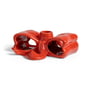 &klevering - Ribbon Kerzenhalter, rot