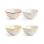 &klevering - Folk Schale Ø 12,5 cm, multi (4er-Set)
