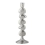 Bloomingville - Metina Kerzenständer, H 28,5 cm, silber