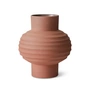 HKliving - Handcarved Terrakotta Vase, Bulb