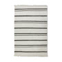 HKliving - Striped Kelim Wollteppich, 200 x 300 cm, cream