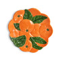 &klevering - Servierplatte Orange, Ø 23,5 cm, orange