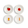 &klevering - Haines Teller, Ø 17 cm, mehrfarbig (4er-Set)