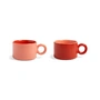 &klevering - Chiquito Tasse, 0,2 L, rot (2er-Set)