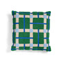 &klevering - Plano Kissen 40 x 40 cm, blau / grün