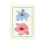 Paper Collective - Flower with Checks 01 Poster, 50 x 70 cm