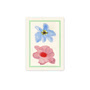 Paper Collective - Flower with Checks 01 Poster, 30 x 40 cm