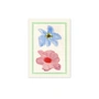 Paper Collective - Flower with Checks 01 Poster, 30 x 40 cm