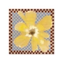 Paper Collective - Flower with Checks 03 Poster, 70 x 70 cm