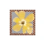 Paper Collective - Flower with Checks 03 Poster, 50 x 50 cm