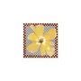 Paper Collective - Flower with Checks 03 Poster, 30 x 30 cm