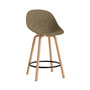 Normann Copenhagen - Mat Barstuhl 65 cm, seaweed / schwarz