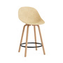 Normann Copenhagen - Mat Barstuhl 65 cm, hemp / schwarz