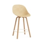 Normann Copenhagen - Mat Barstuhl 65 cm, hemp / cream
