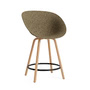 Normann Copenhagen - Mat Barstuhl 65 cm, seaweed / schwarz
