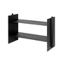 Ferm Living - Lager Standregal niedrig, schwarz