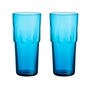 Iittala - Solare Trinkglas, 0,39 l, electric blue (2er-Set)