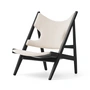 Audo - Knitting Chair, Eiche dunkel gebeizt / off-white (Audo Barnum Bouclé 24) (Limited Edition)