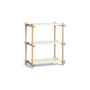 HAY - Woody Column Low, Eiche geseift / almond white