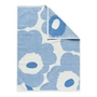Marimekko - Unikko Handtuch 50 x 70 cm, cream / sky blue 