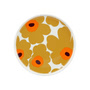 Marimekko - Oiva Unikko Teller Ø 20 cm, weiß / caramel / warm orange