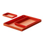 Nichba Design - Tablett, orange (3er-Set)
