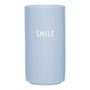 Design Letters - AJ Favourite Porzellan Vase, Smile / dusty blue