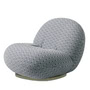 Gubi - Pacha Outdoor Lounge Chair, Swivel, Chevron Dedar (035, Standard)